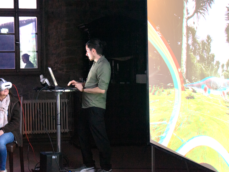 Vortrag im Geoskop zu VR-Draisinen-Attraktion